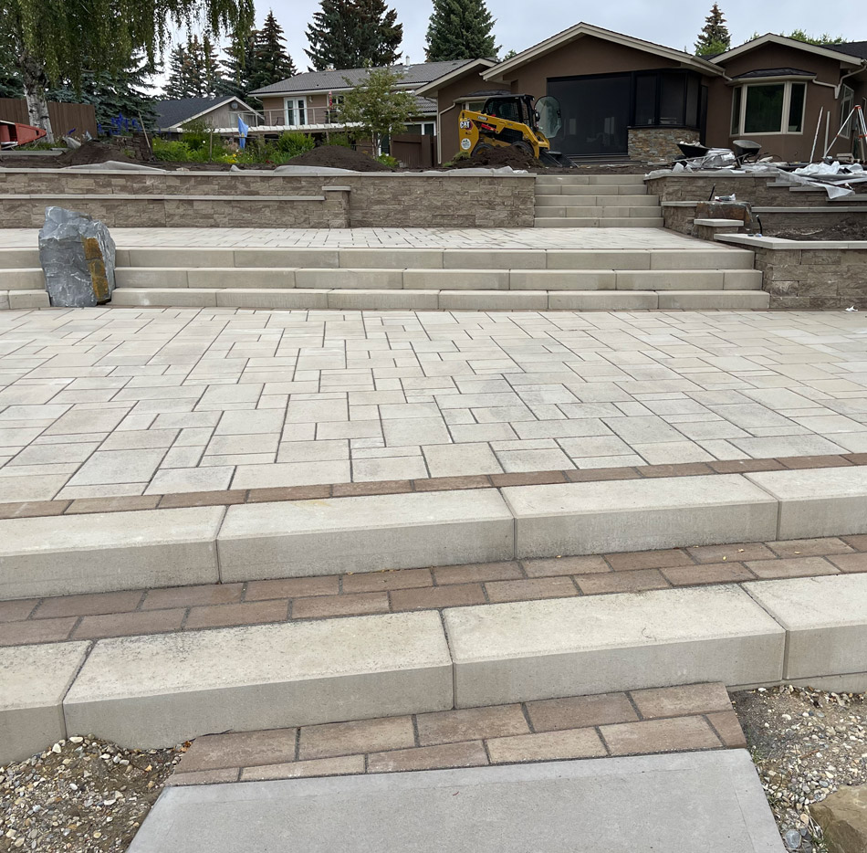Paver patio