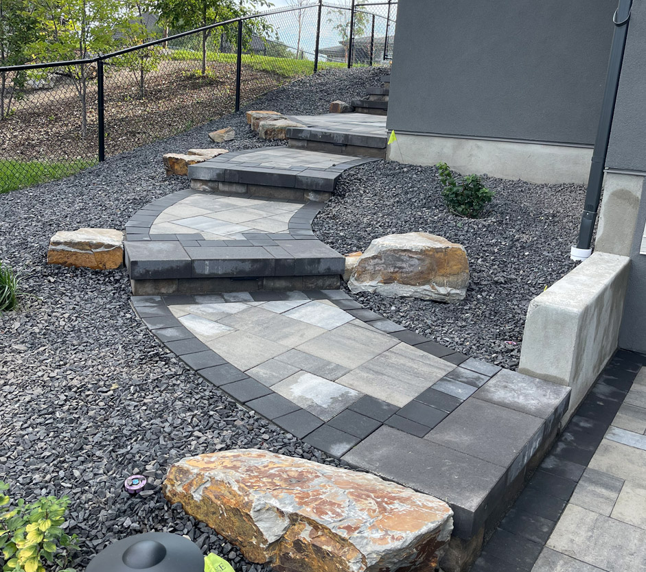 Paver walkway